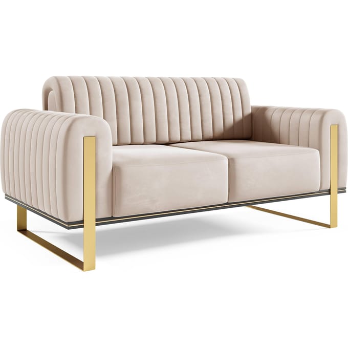 2-zitsbank Nouveau velvet | NADUVI Collection