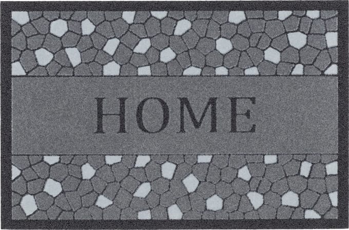 Pergamon Binnen en buiten Deurmat Rubber Flock Home