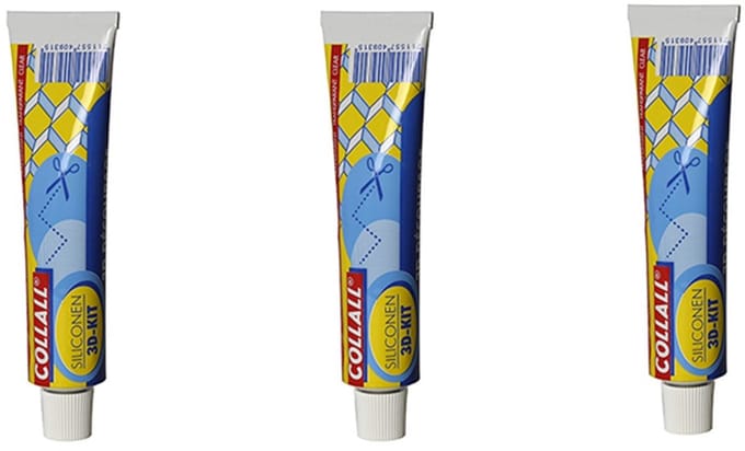 3X 3D-Kit Collall 80ml - 3D Siliconenlijm - Gratis verzonden