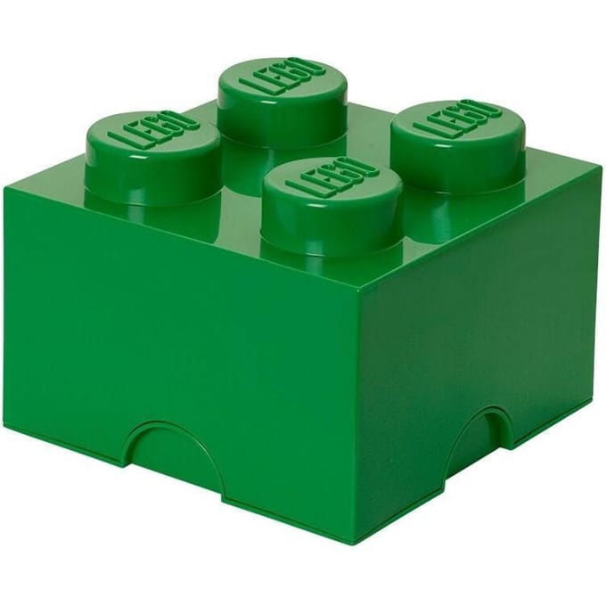 LEGO STORAGE BRICK 4 - GREEN