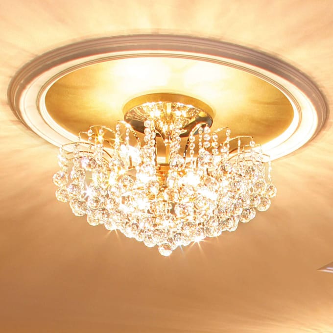 ORION 24 karaats vergulde plafondlamp LENNARDA
