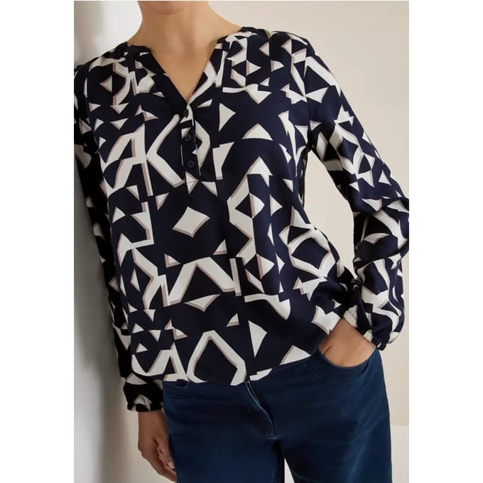 Gedessineerde blouse