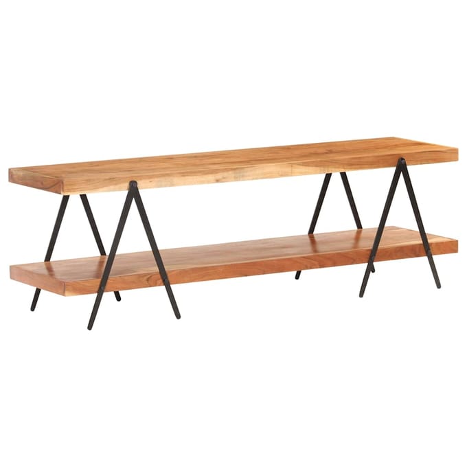 vidaXL - Tv-meubel - 160x40x50 - cm - massief - acaciahout