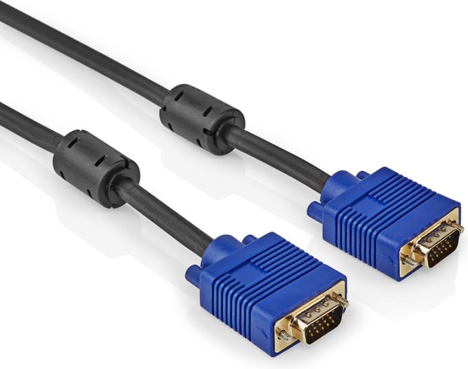 VGA kabel - 1920 x 1080 - Met ferrietkern - 5 meter - Allteq