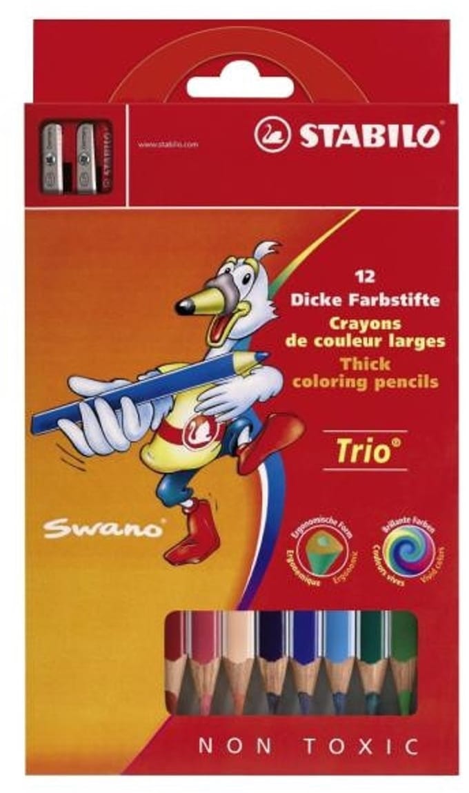 STABILO Trio Maxi 12 Multi 12 stuk(s)