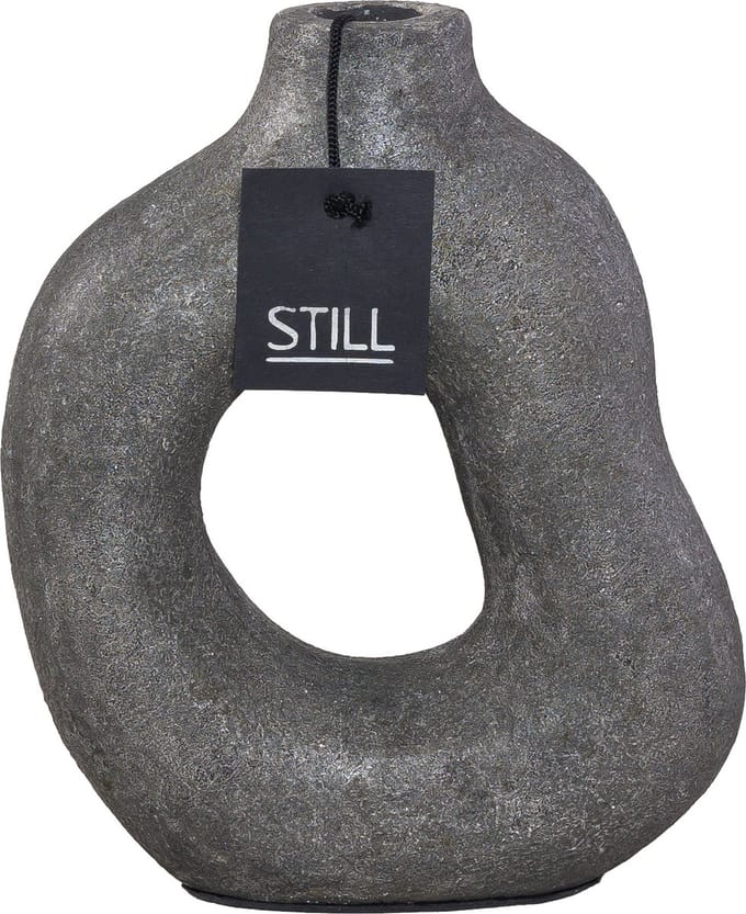 STILL - D Vaas - Organische Vorm - Earth - Grijs - 23 x 22 cm