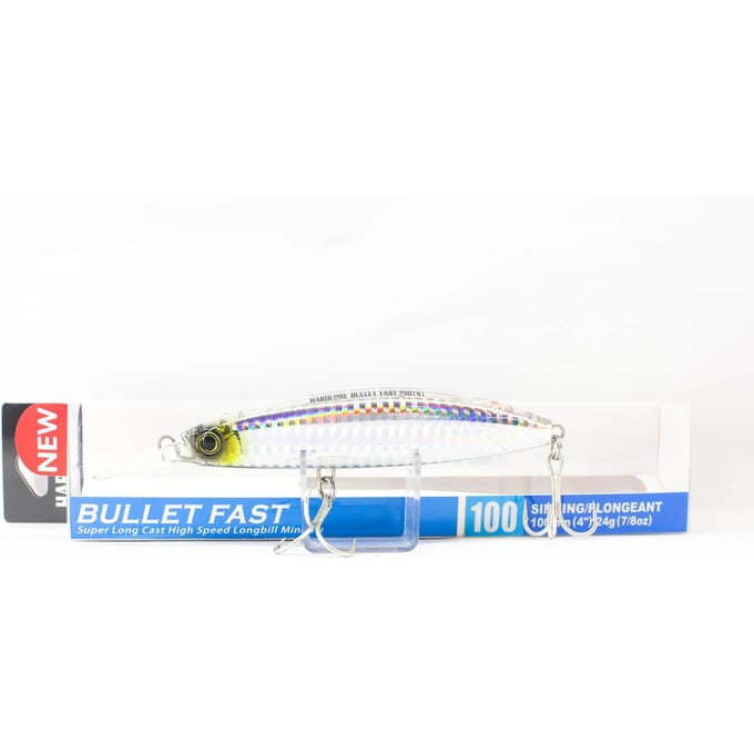 Yo Zuri Duel Hardcore Bullet Fast 100 mm Zinkend Kunstaas F1242-HTMF (7475) white