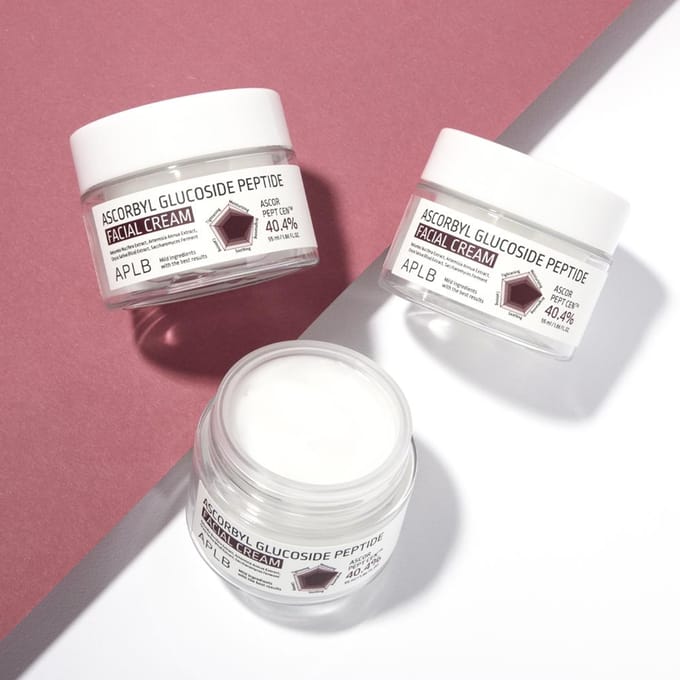 APLB Ascorbyl Glucoside Peptide Gezichtscrème 55ml #55ml 1PCS white