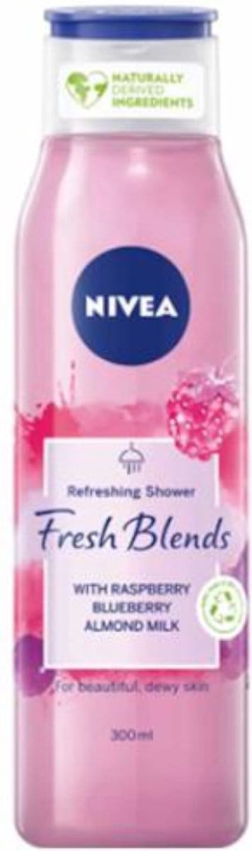 NIVEA Fresh Blends Douchegel - Raspberry - Shower Gel - 300 ml