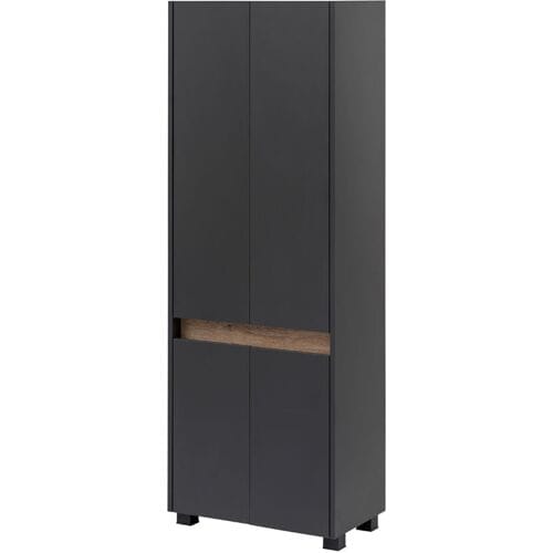 SCHILDMEYER Hoge badkamerkast Cosmo (2-deurs (breedte 57cm), antraciet)