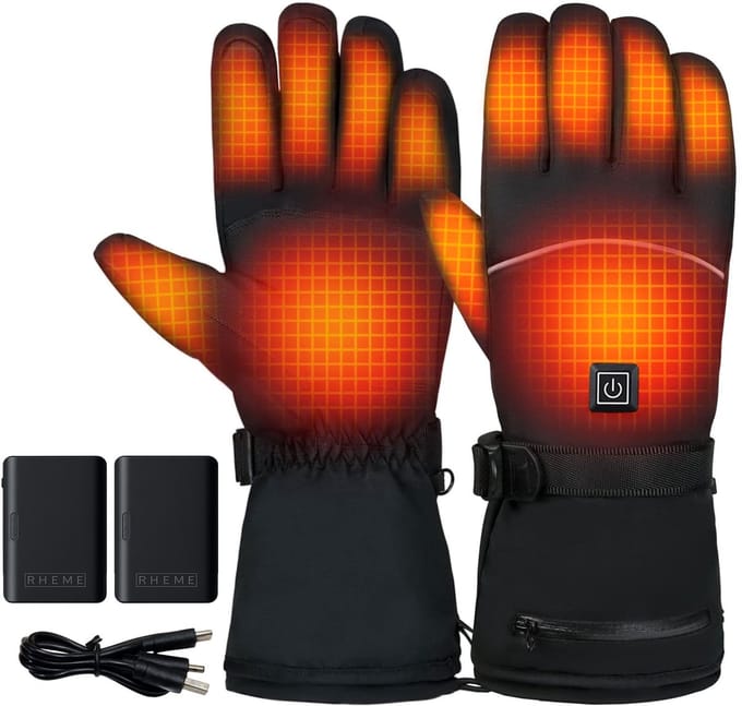 Verwarmbare Handschoenen - Elektrische Verwarmde Handschoenen - Oplaadbaar - Waterdicht - Touchscreen - One Size - Rheme