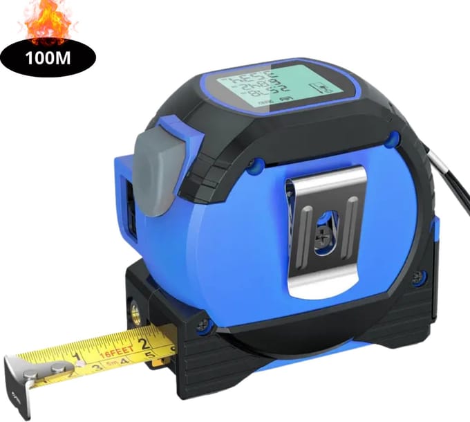 Nivard Laserafstandsmeter - Laser - Afstandsmeter - Afstandmeter - Rangefinder - Digitale Meetlint - Precisiegereedschap - 100 Meter