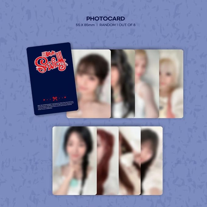 UNIS - SWICY (Sleutelhanger ver.) / 2e Mini-album RANDOM 1EA gray