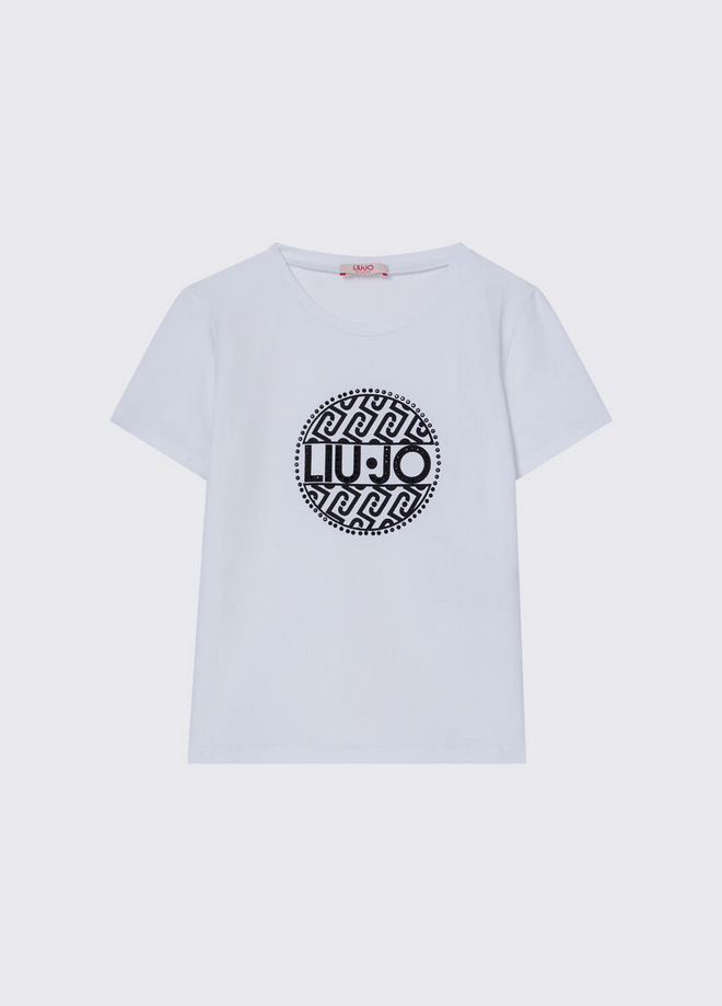 set t-shirts en shoppers wit