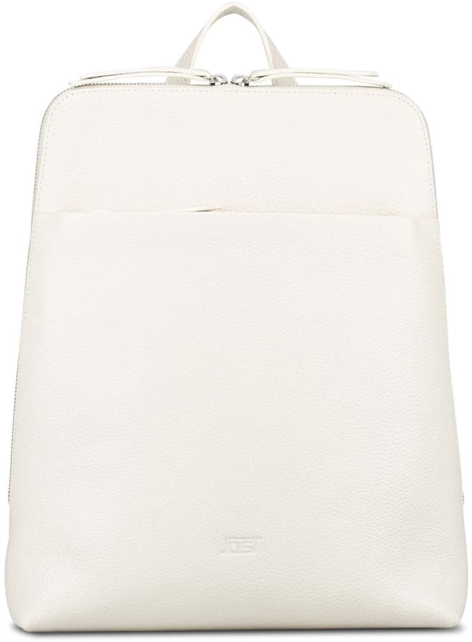 JOST Leren vrijetijdsrugzak rugzak Vika Backpack Cream White crème
