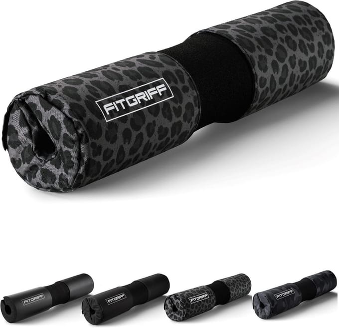 Halter Pad - Squat Pad - Krachttraining Nek - EVA Schuim - 44 cm - Luipaard