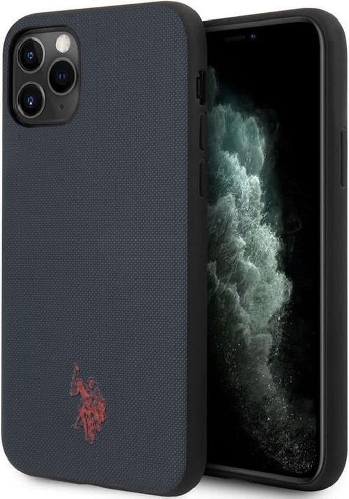 U.S. Polo Wrapped Back Cover - Geschikt voor Apple iPhone 11 Pro Max (6.5") - Blauw