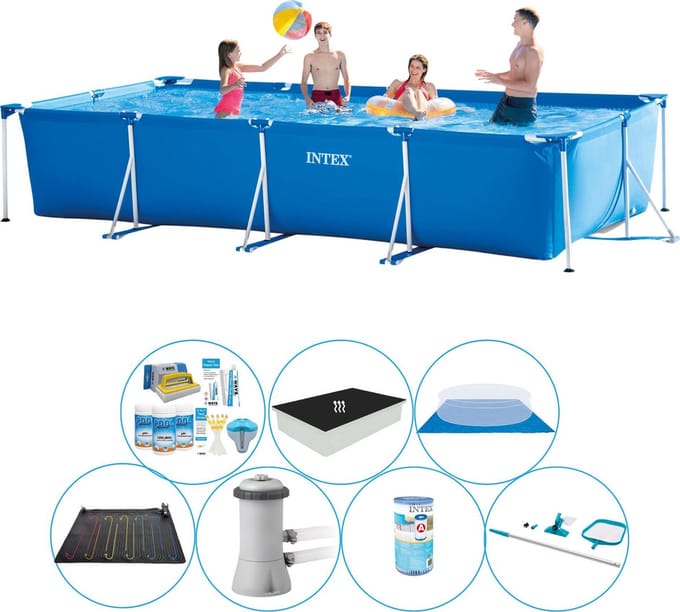Frame Pool Rechthoekig 450x220x84 cm - Zwembad Comfort Pakket