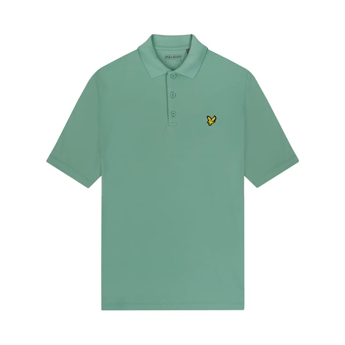 Lyle & Scott Tech Korte Mouw Poloshirt Groen S Man
