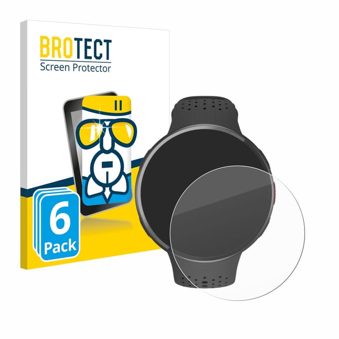 Screenprotector 6 Stuks voor Polar Pacer Pro Beschermglas transparant