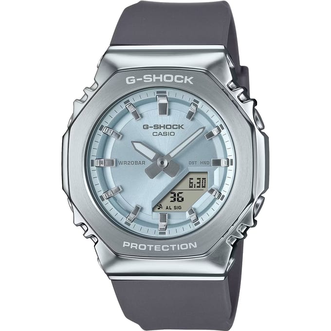 Casio G-Shock GM-S2110-2AER Horloge - Kunststof - Grijs - Ø 40 mm