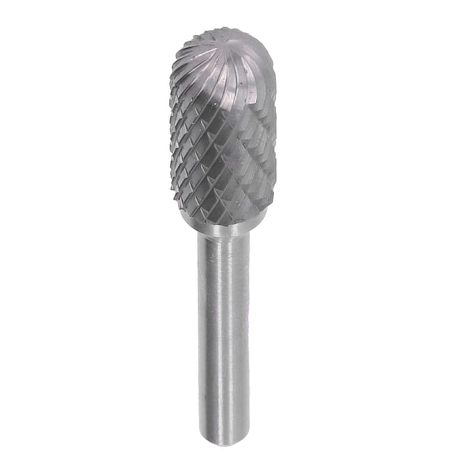 Carbide Frees Warmtebehandeld YG8 Hoge Gladheid Dubbele Sleuf 6mm0.2in Schacht 12mm0.5in Diameter