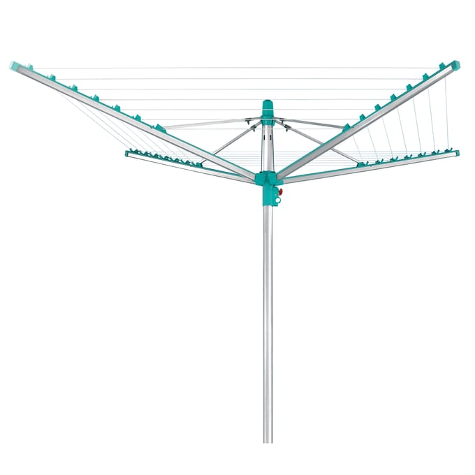 Leifheit droogmolen Linomatic 400 easy incl. bodemhuls - 40 m drooglengte - 4 wasmachineladingen