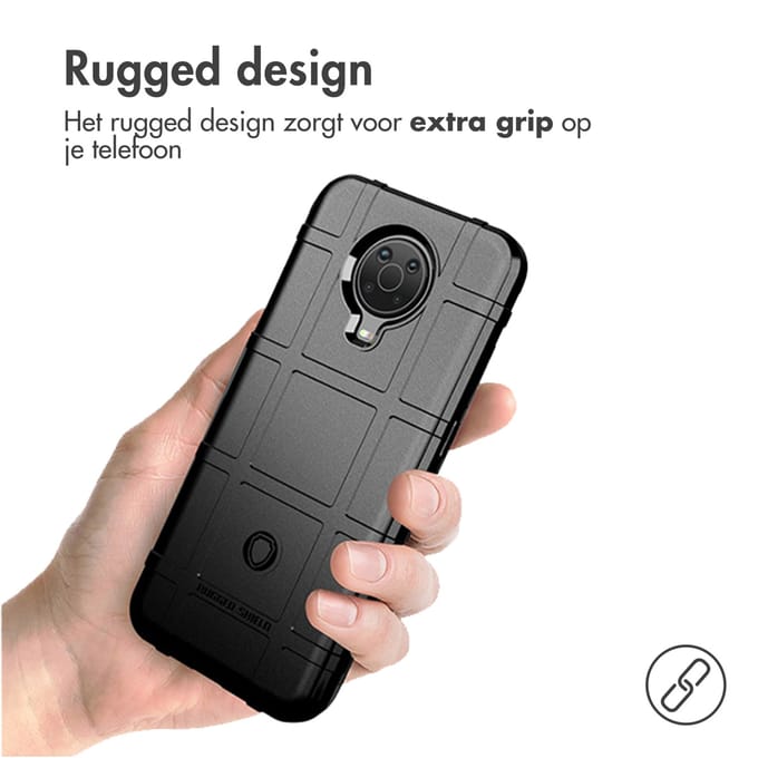 imoshion Rugged Shield Backcover voor de Nokia G10 / G20 - Zwart