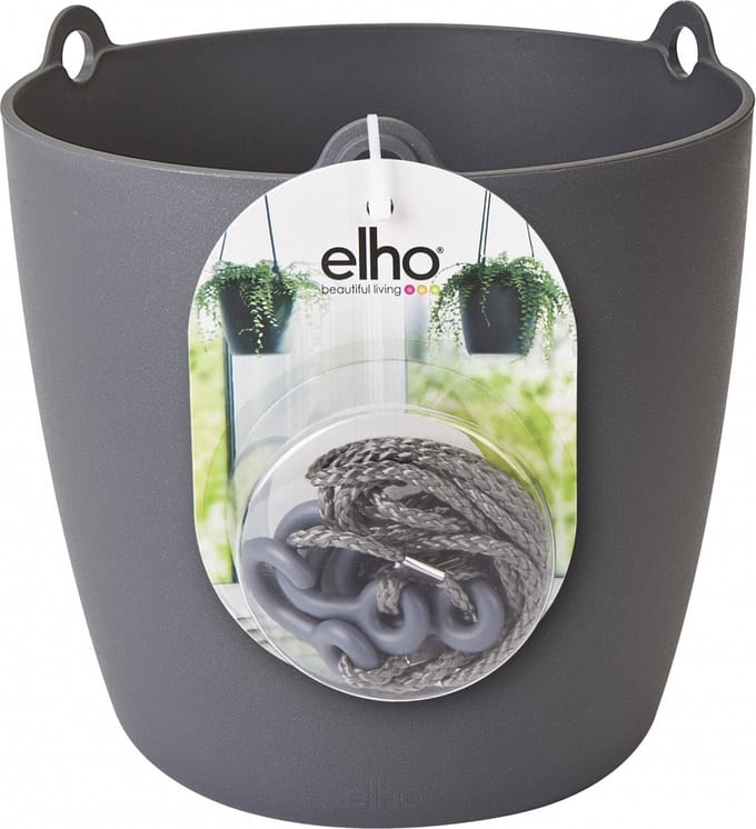 Elho brussels hangschaal 18cm - Antraciet