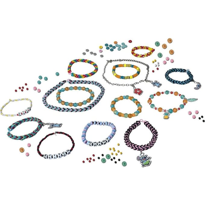 Stitch sieraden set 4 in 1 - Disney juwelenkoffer knutselset.
