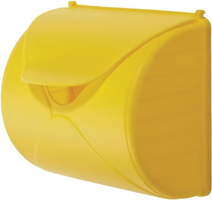 Speelbrievenbus - Kinderbrievenbus Post - Buiten Spelen - Afsluitbaar - 25x22x13cm - Geel