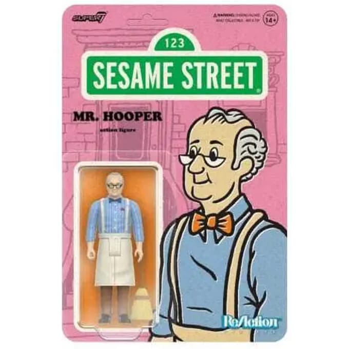 Figurine 1, straat van sésame Super7 Wave 03 Mr. Hooper