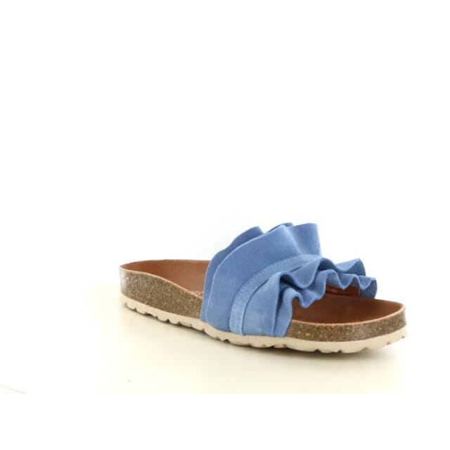 Verbenas Rocio Serraje Slippers - Dames - Blauw - Maat:37