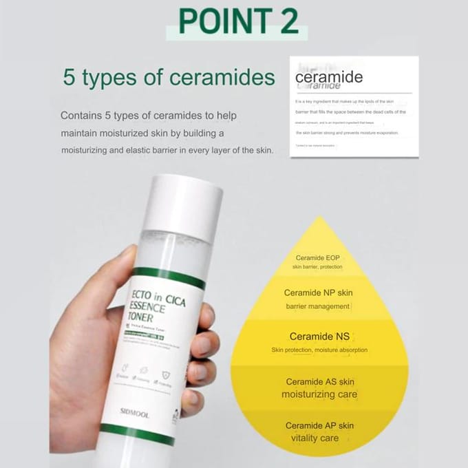 [SIDMOOL] Ecto in Cica Essence Toner 210 ml