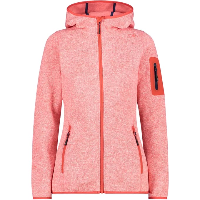 Dames fleece met capuchon CMP