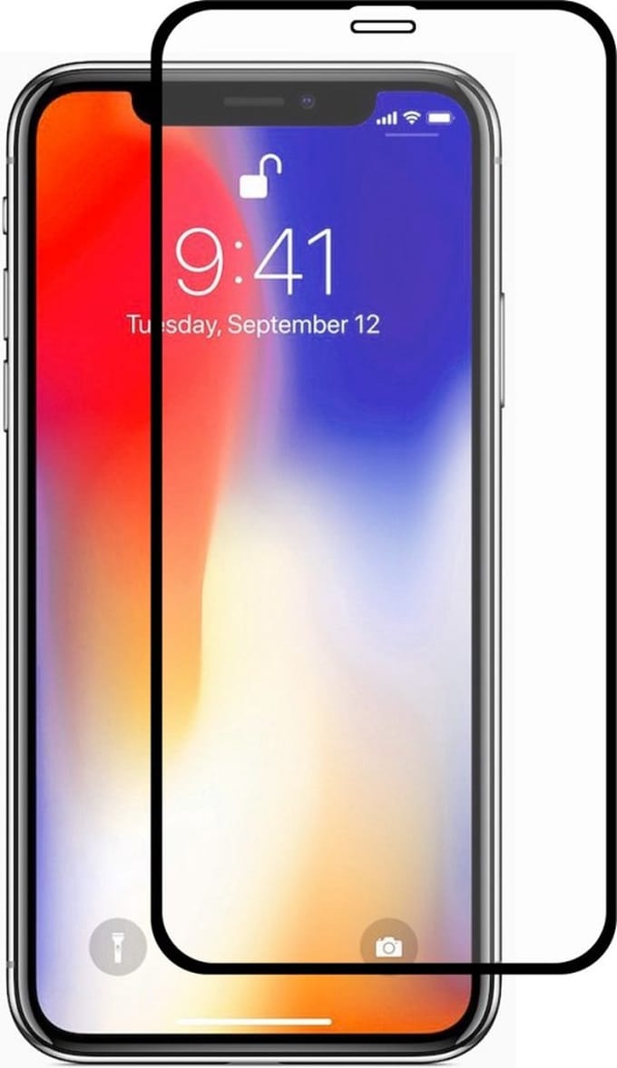 Geschikt voor iPhone 11 / iPhone XR tempered glass screenprotector volledige bescherming