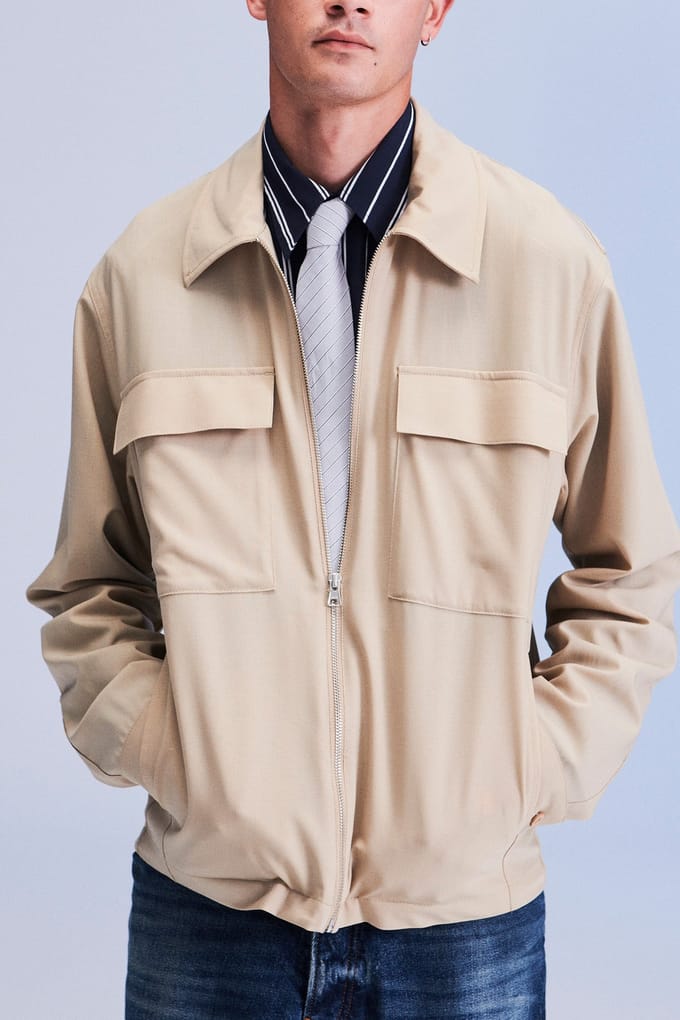NN.07 Alban 1468 White Pepper Taglia: M | Giacche leggere Outlet | Uomo | Bianco