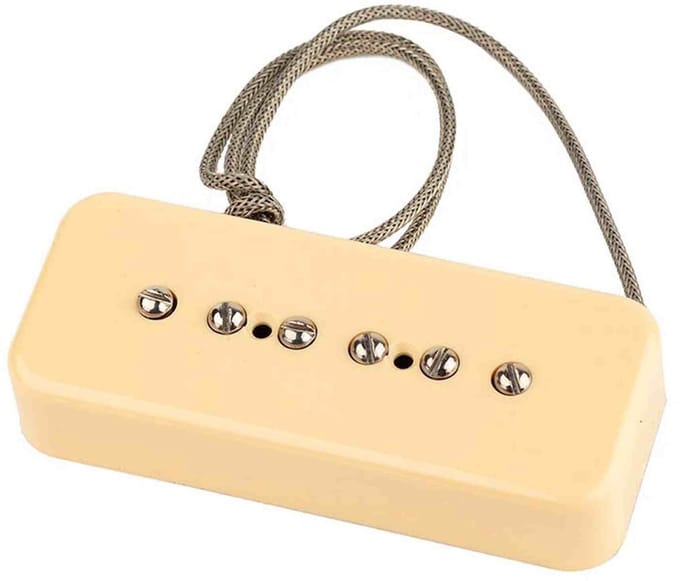 Lollar 10301-111113 Single Coil Pickup - P-90 Soapbar hals, creme