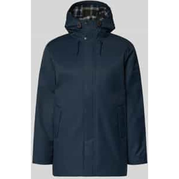 Regular fit Parka van Katoenmix