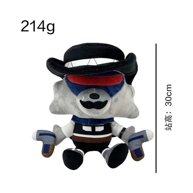 Loup Glissant Wes Wolf 28-30cm Poupée en Peluche Figurine Jouet