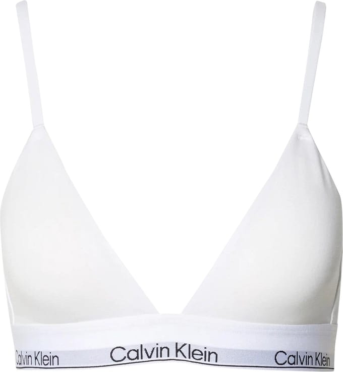 Calvin Klein dames Modern Cotton lightly lined triangle bra - triangel BH - wit