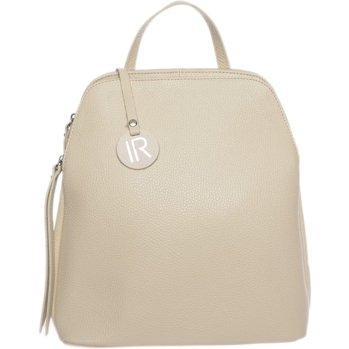 Isabella Rhea Beige Rundleer Tas