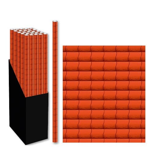 Cadeaupapier sinterklaas, formaat: 200 x 70 cm, dakpannen