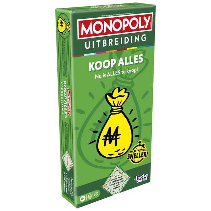 Hasbro Monopoly Koop Alles uitbreidingsspel - 2-6 spelers, 40 minuten