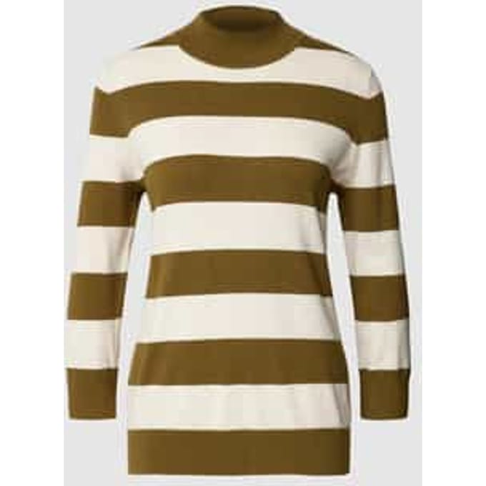 Gebreide pullover met streepmotief
