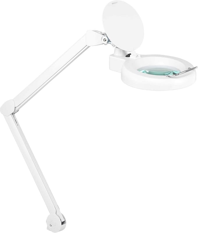 LED loeplamp met 60 SMD-LED's en 5 dioptrieën vergroting