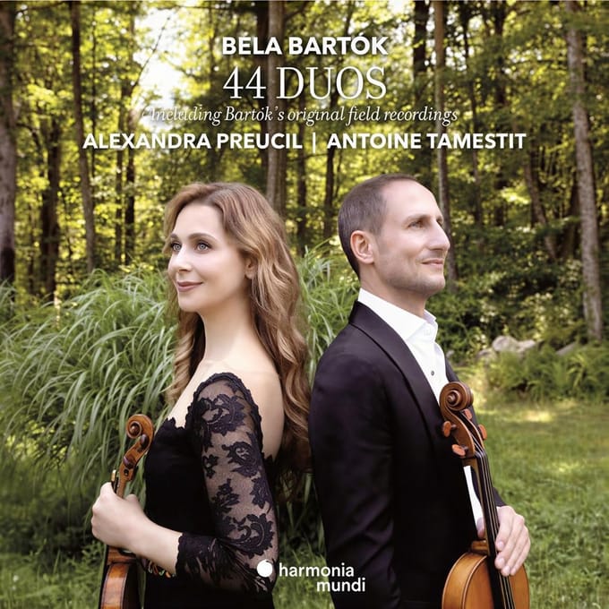 Antoine Tamestit & Alexandra Preucil - Bartók: 44 Duos & Original Field Recordings (CD)