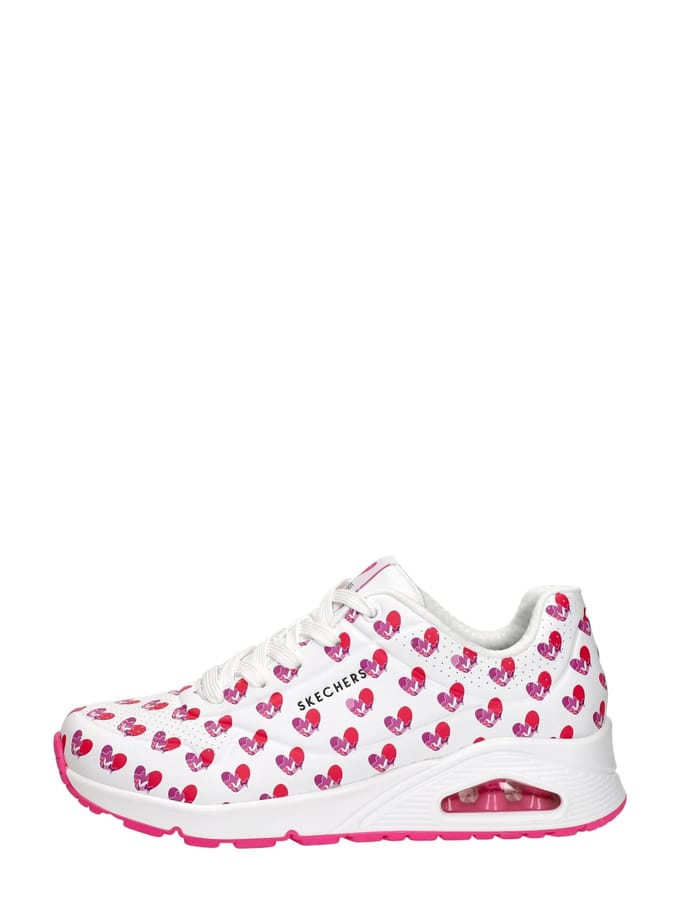 Skechers UNO - LIVE COLORFULLY Dames Sneakers - Wit