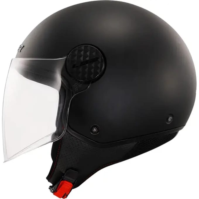LS2 OF558 Sphere Lux II Solid Mat Zwart Jethelm - Helm