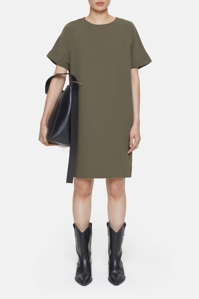Closed Shift Dress Army Green Größe: L | Minikleider Outlet | Damen | Grün